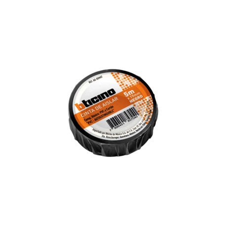 CINTA AISLANTE COLOR NEGRO 19MM X 5M