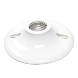 PORTALAMPARA PORCELANA 4"