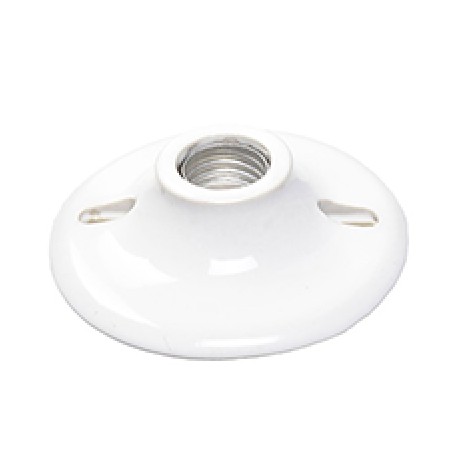 PORTALAMPARA PORCELANA 4"