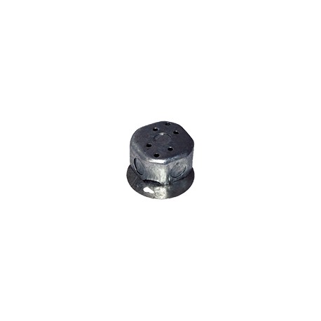 CAJA REGISTRO GALVANIZADA REDONDA 1/2"