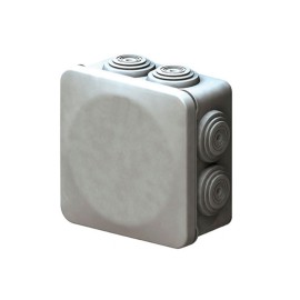 CAJA ESTANCA IP55 80X80X45 CONOS Y TAPA A PRESION