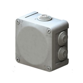 CAJA ESTANCA IP55 100X100X45 CONOS Y TAPA C/ TORNILLOS